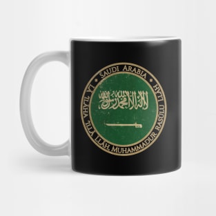 Vintage Kingdom of Saudi Arabia Asia Asian Flag Mug